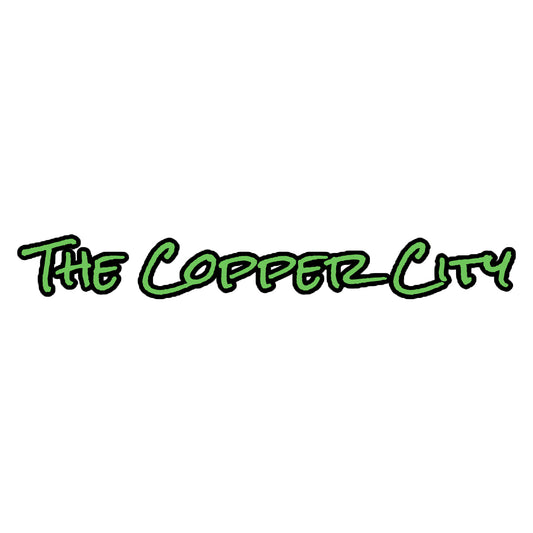 The Copper City Mantis Green Kiss-Cut Stickers - Red Dirt Dreaming by Em
