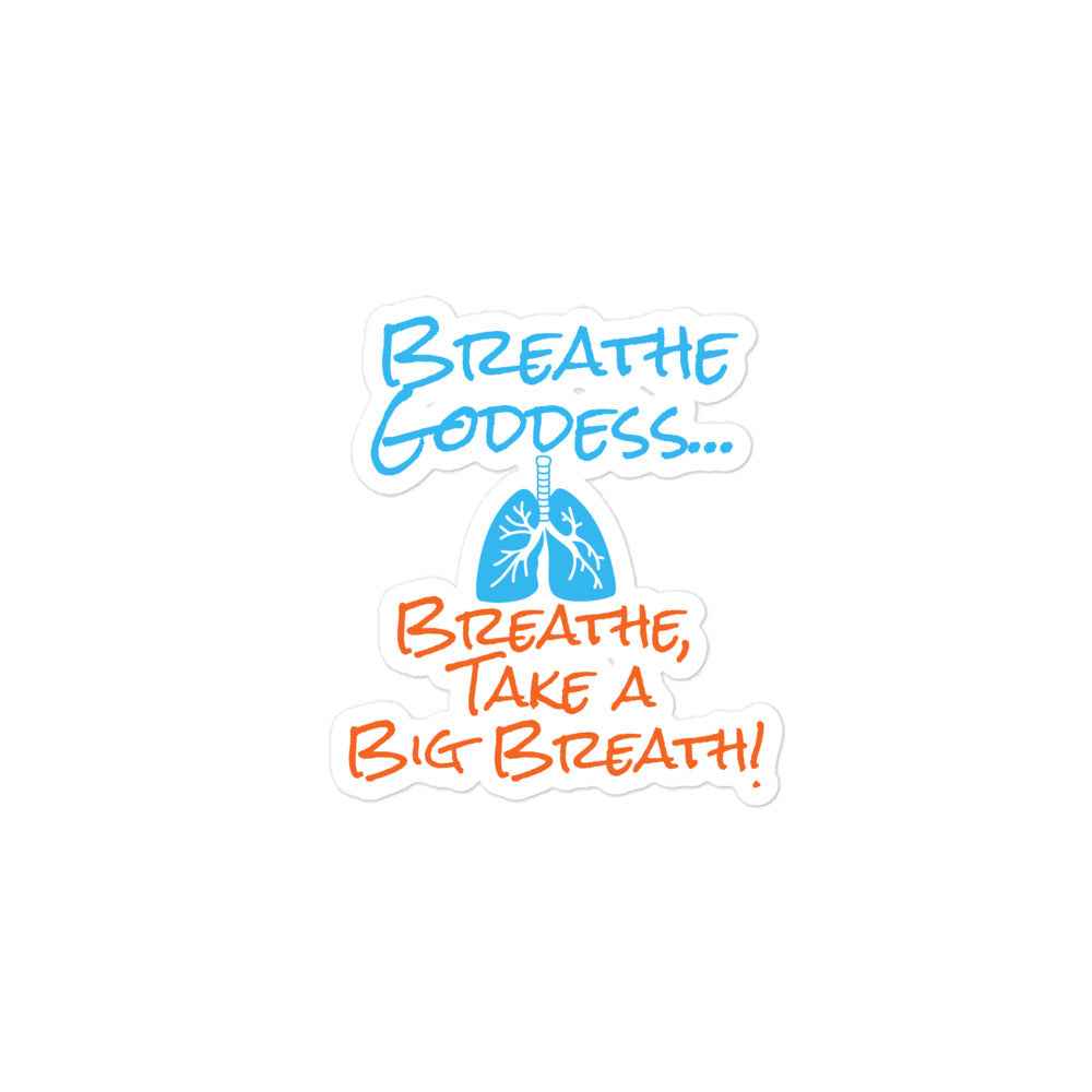 Breathe Goddess Breathe Kiss-Cut stickers
