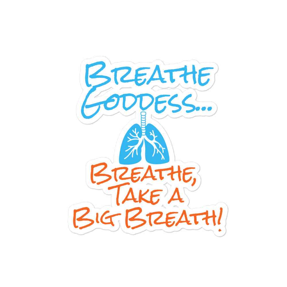 Breathe Goddess Breathe Kiss-Cut stickers