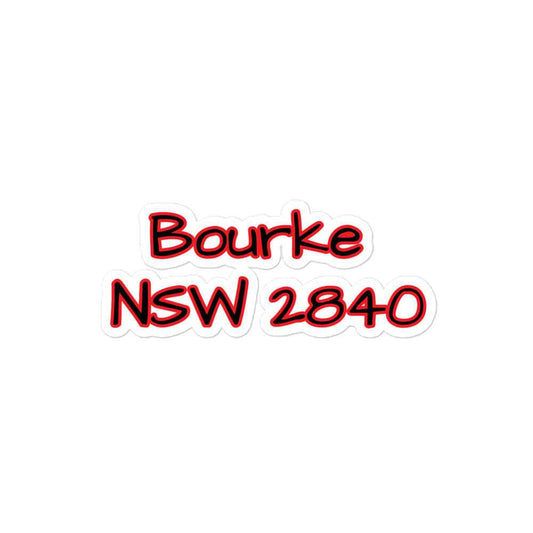 Bourke NSW 2840 Stickers