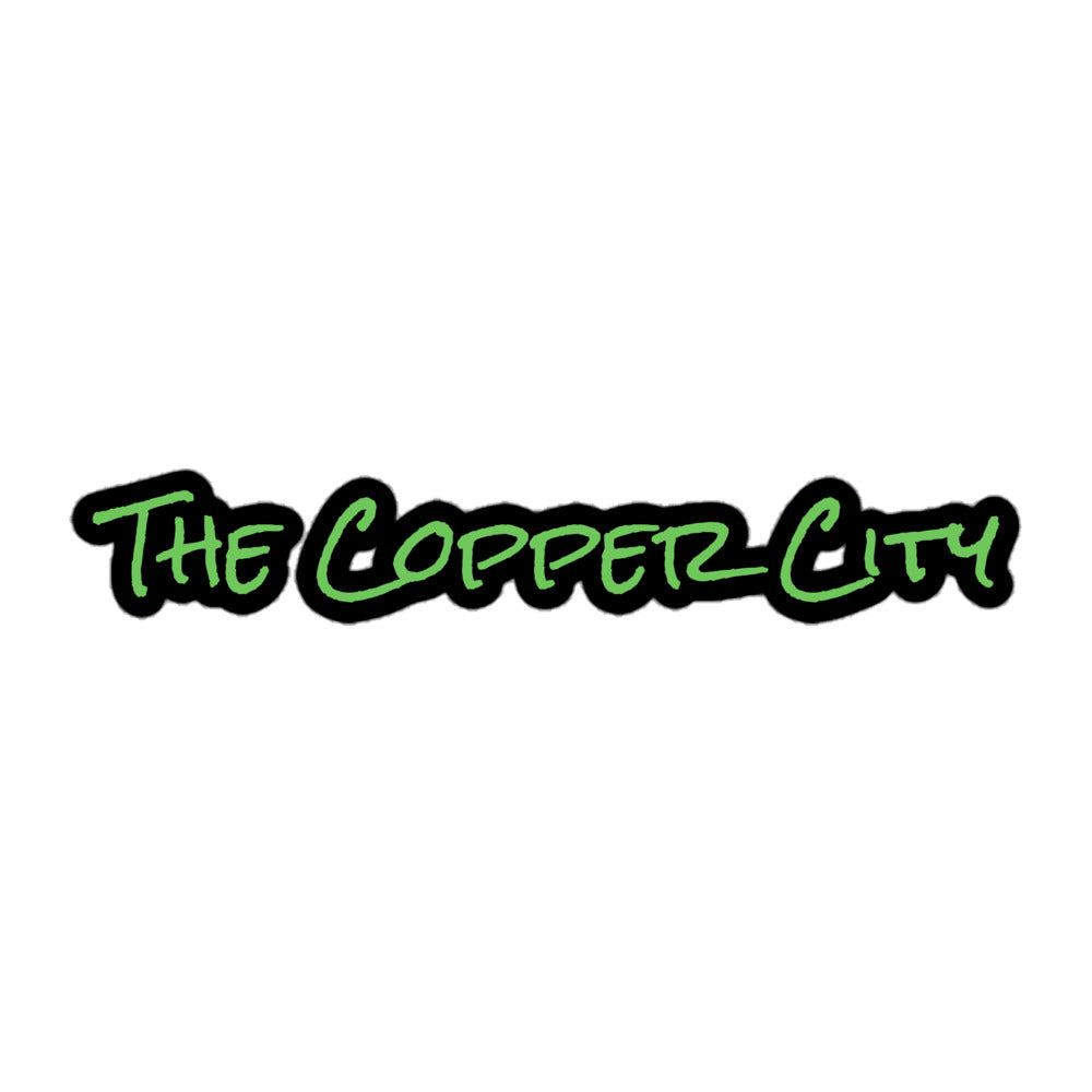 The Copper City Mantis Green Kiss-Cut Stickers - Red Dirt Dreaming by Em
