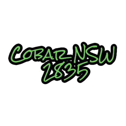 Cobar NSW 2835 Mantis Green Kiss-Cut Stickers - Red Dirt Dreaming by Em