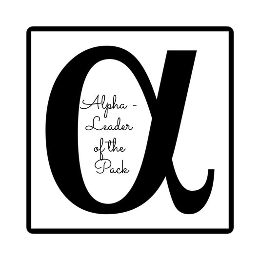 Alpha Leader of the Pack Kiss-Cut Stickers - Red Dirt Dreaming by Em