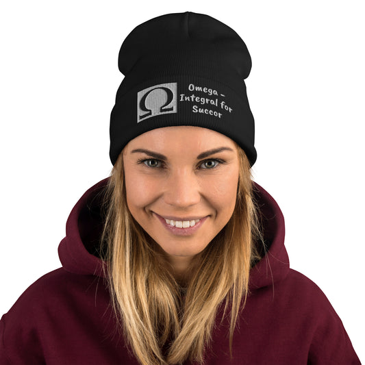 Omega Integral for Succor Embroidered Beanie - Red Dirt Dreaming by Em