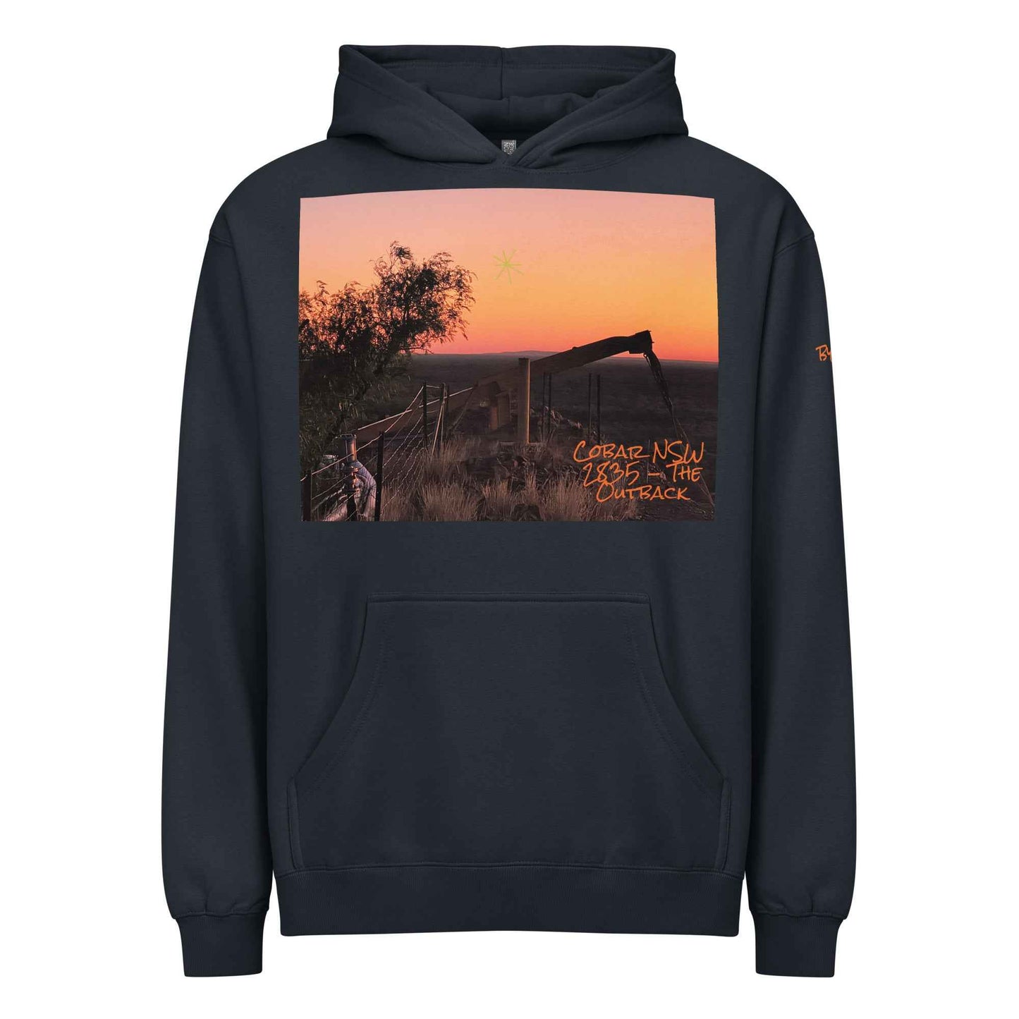 Old Copper Mining Headframe Cobar Hoodie