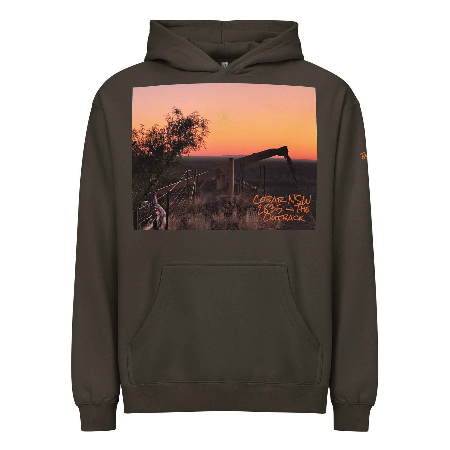 Old Copper Mining Headframe Cobar Hoodie