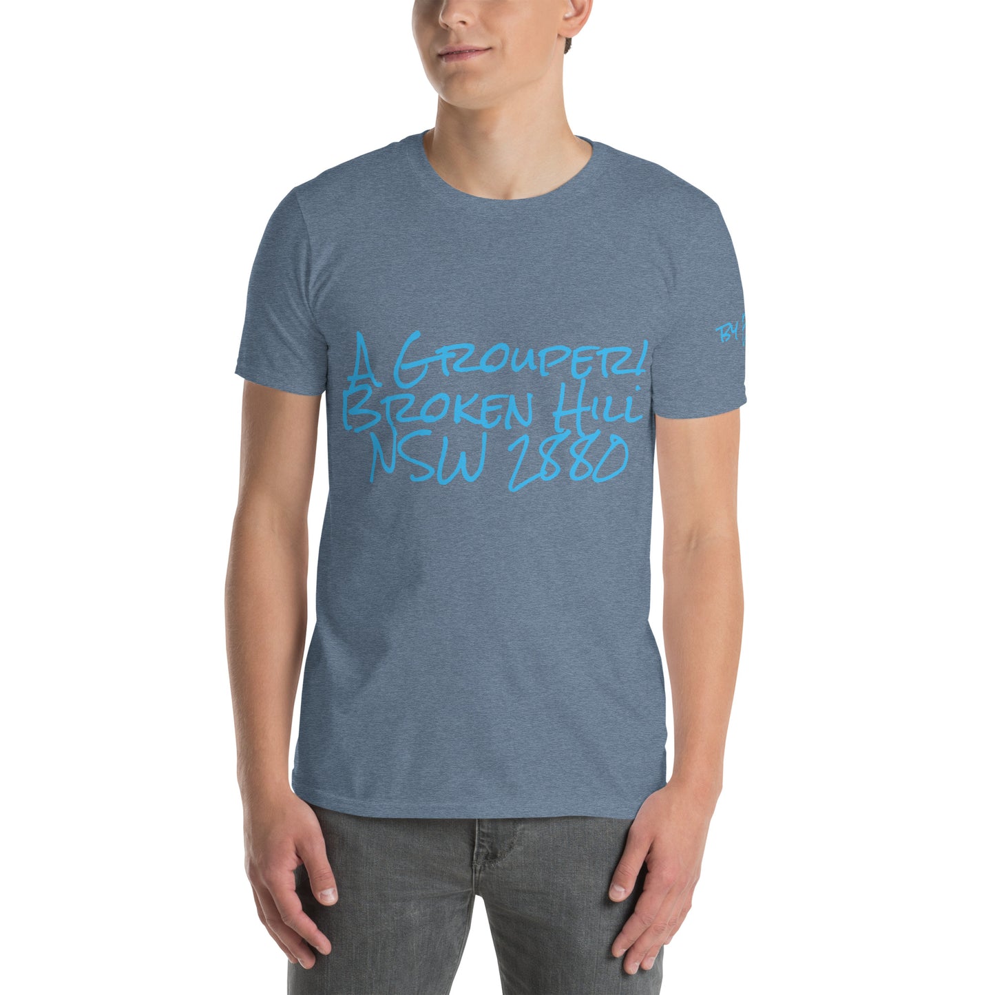 A Grouper Broken Hill NSW Unisex T-Shirt - Red Dirt Dreaming by Em