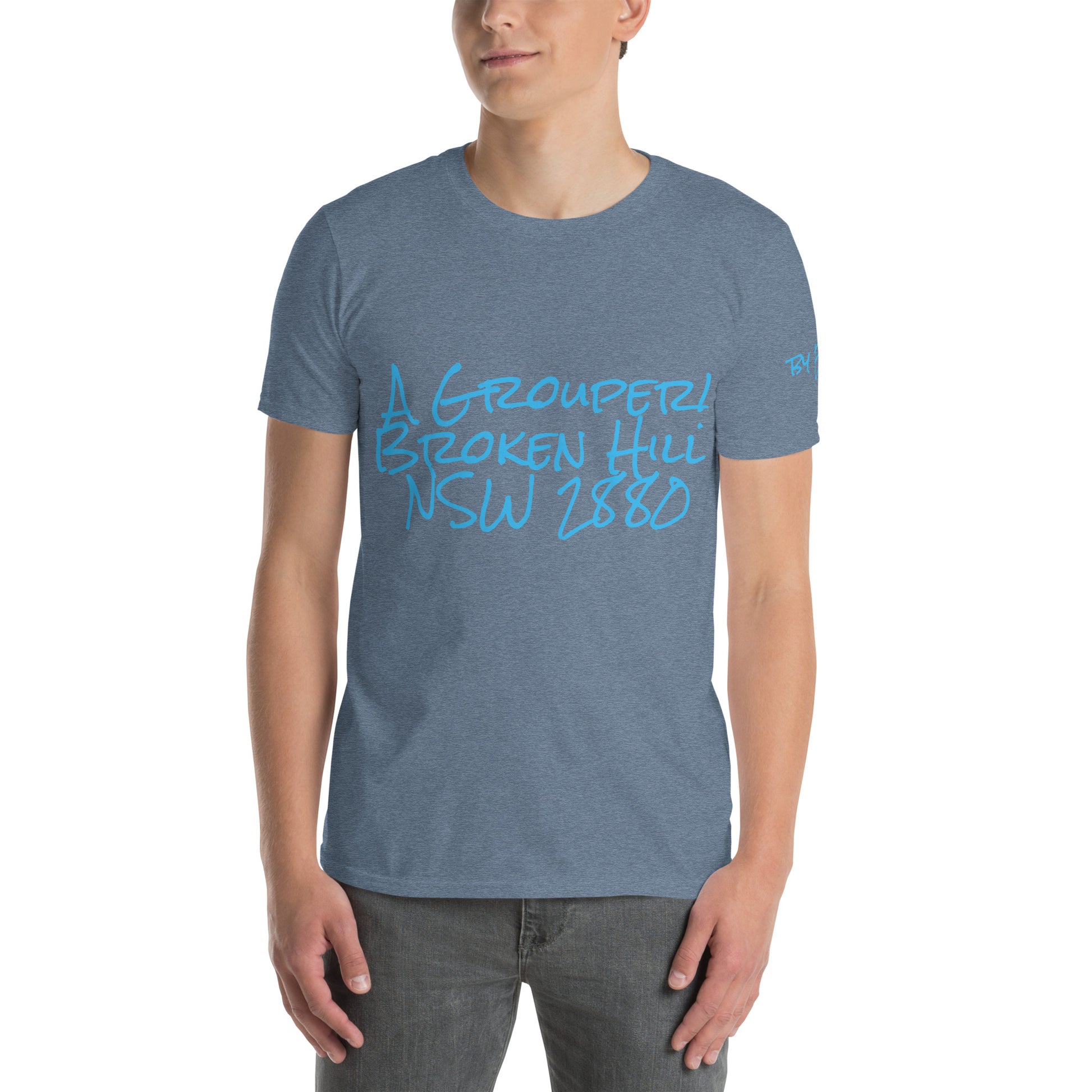 A Grouper Broken Hill NSW Unisex T-Shirt - Red Dirt Dreaming by Em