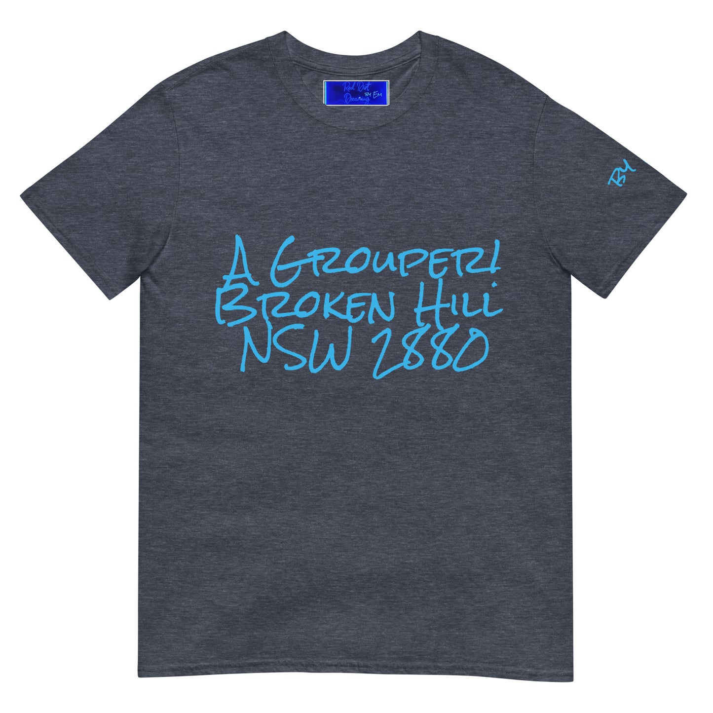 A Grouper Broken Hill NSW Unisex T-Shirt - Red Dirt Dreaming by Em