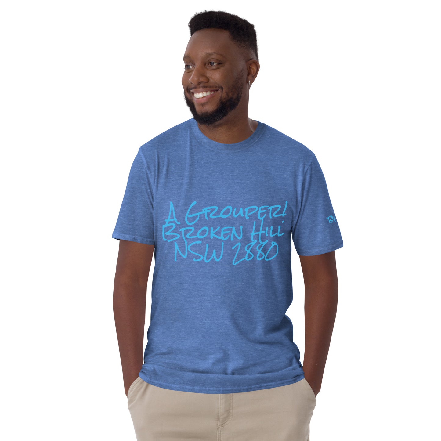 A Grouper Broken Hill NSW Unisex T-Shirt - Red Dirt Dreaming by Em