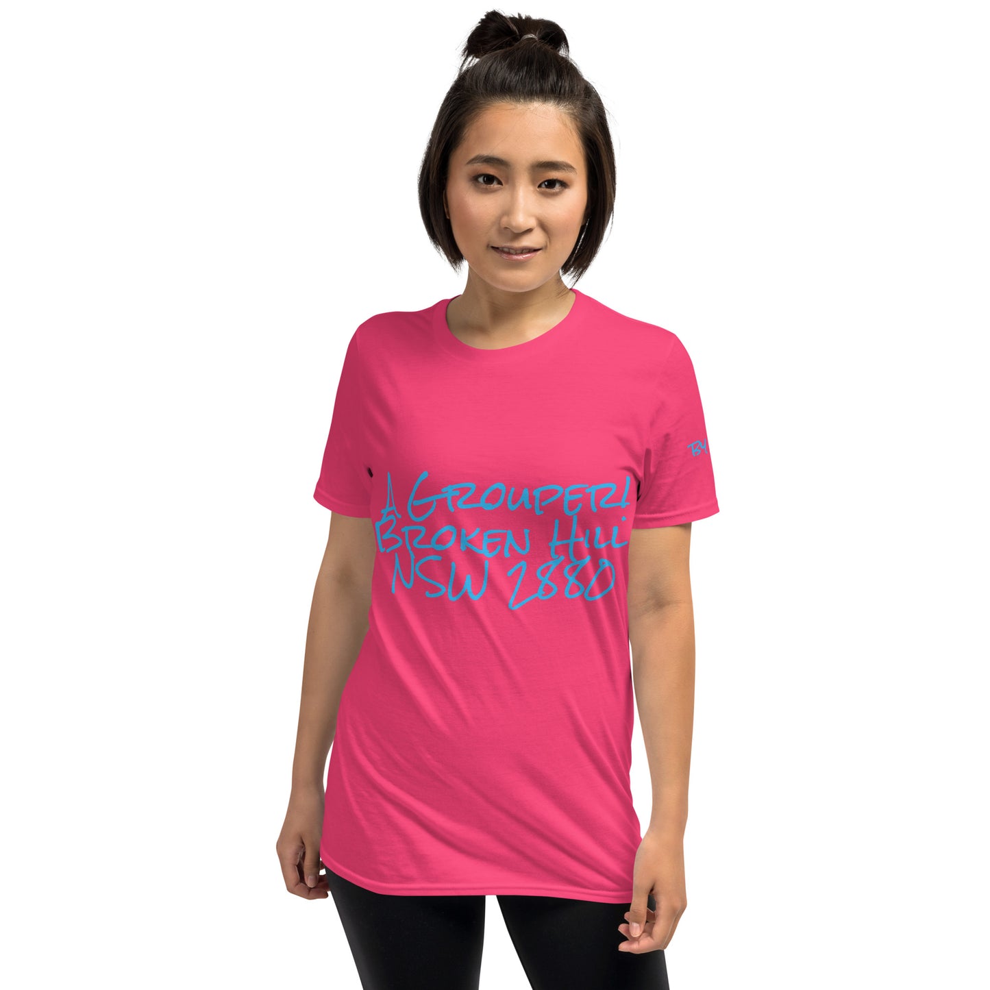 A Grouper Broken Hill NSW Unisex T-Shirt - Red Dirt Dreaming by Em