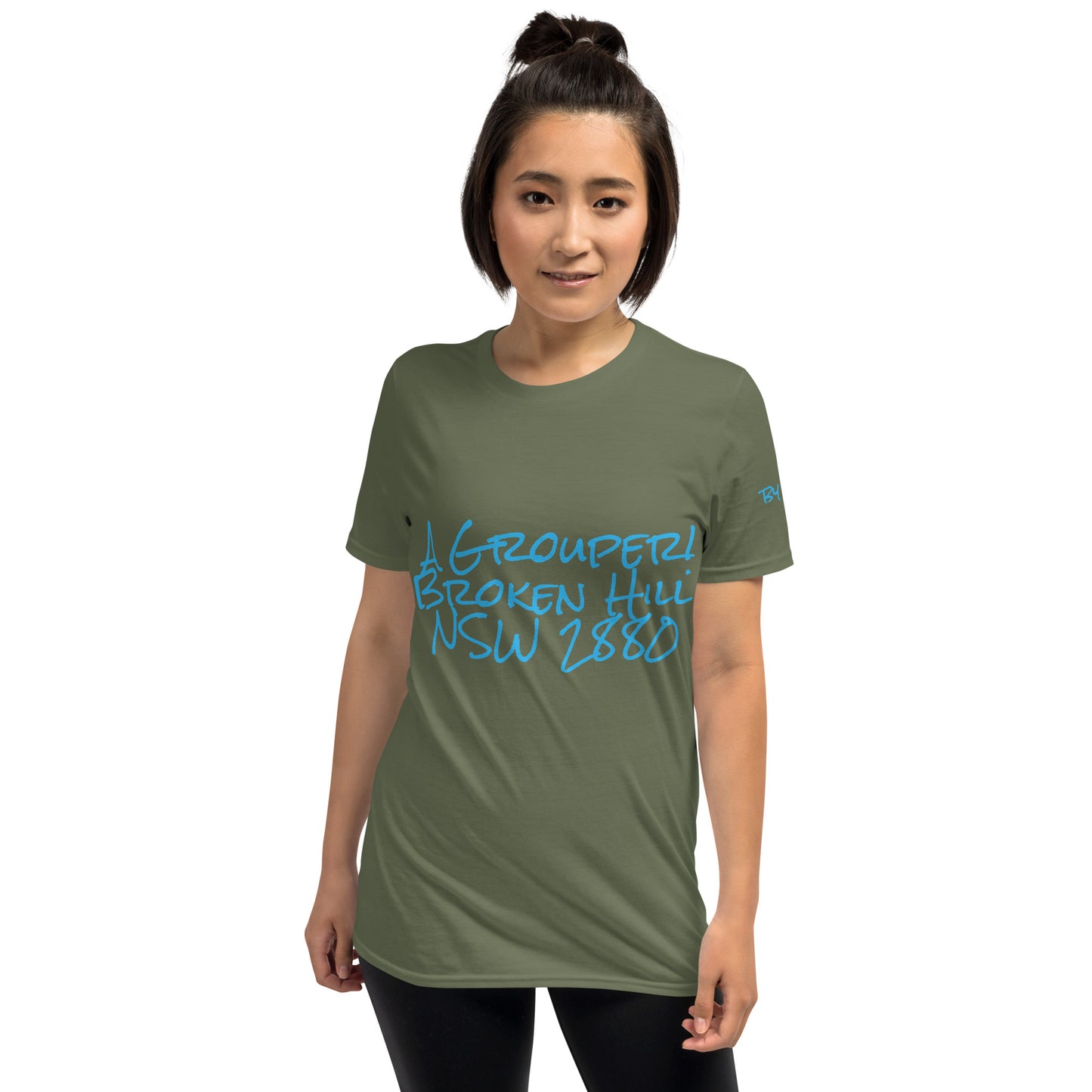 A Grouper Broken Hill NSW Unisex T-Shirt - Red Dirt Dreaming by Em