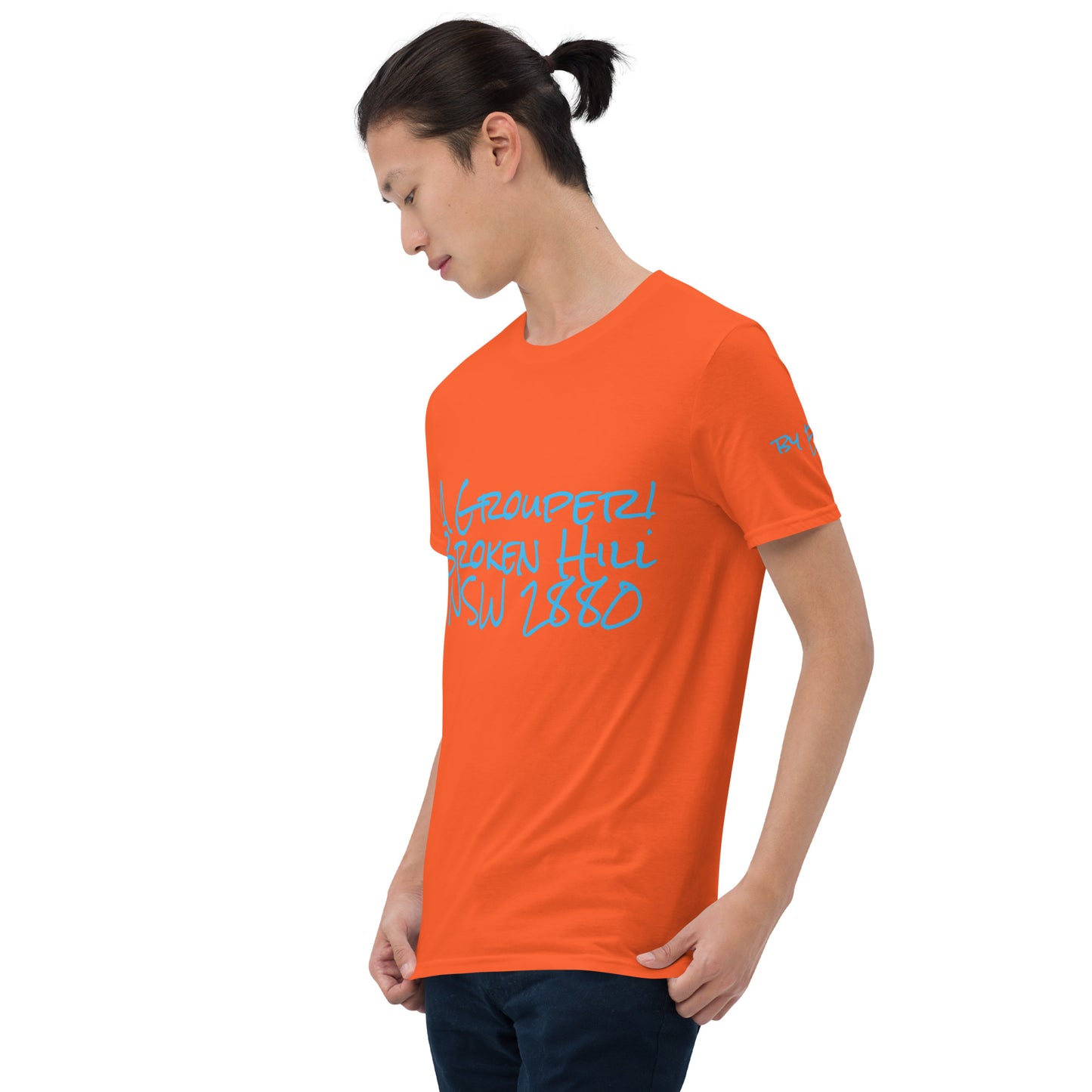 A Grouper Broken Hill NSW Unisex T-Shirt - Red Dirt Dreaming by Em