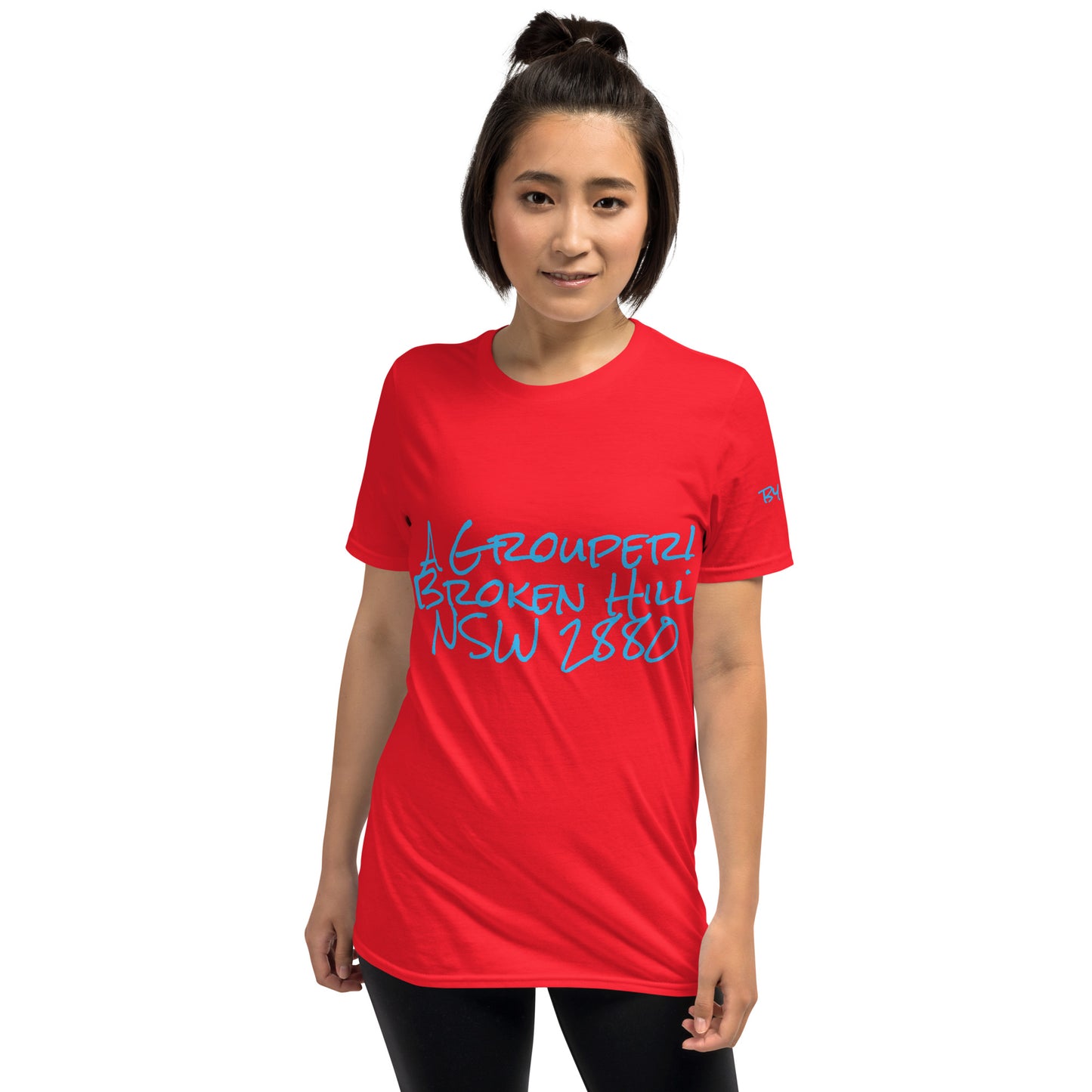 A Grouper Broken Hill NSW Unisex T-Shirt - Red Dirt Dreaming by Em