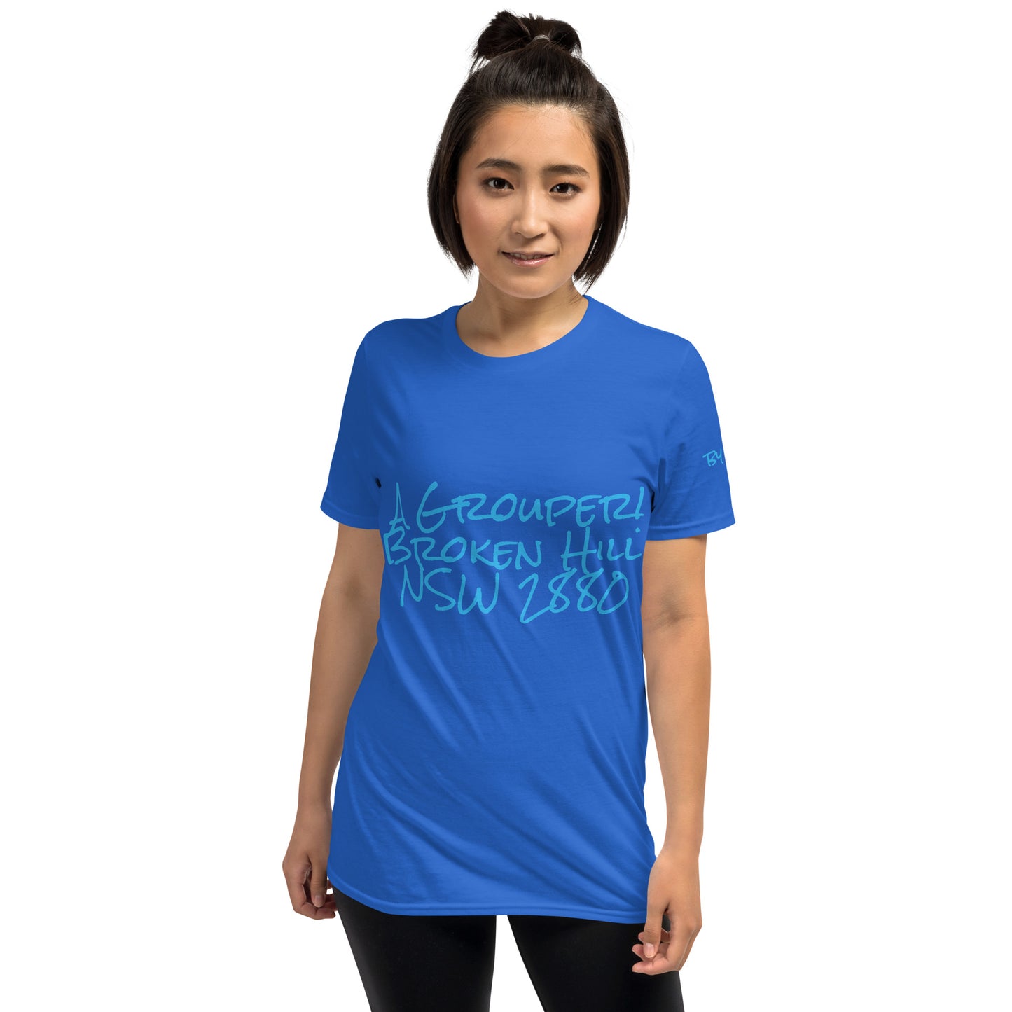 A Grouper Broken Hill NSW Unisex T-Shirt - Red Dirt Dreaming by Em