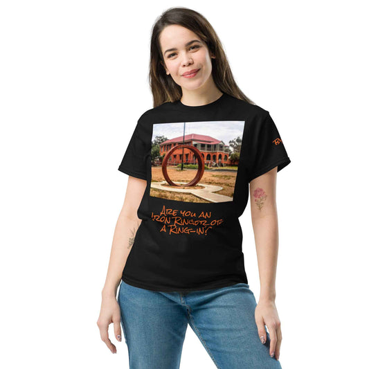 Cobar IDGAF Unisex classic tee - Red Dirt Dreaming by Em