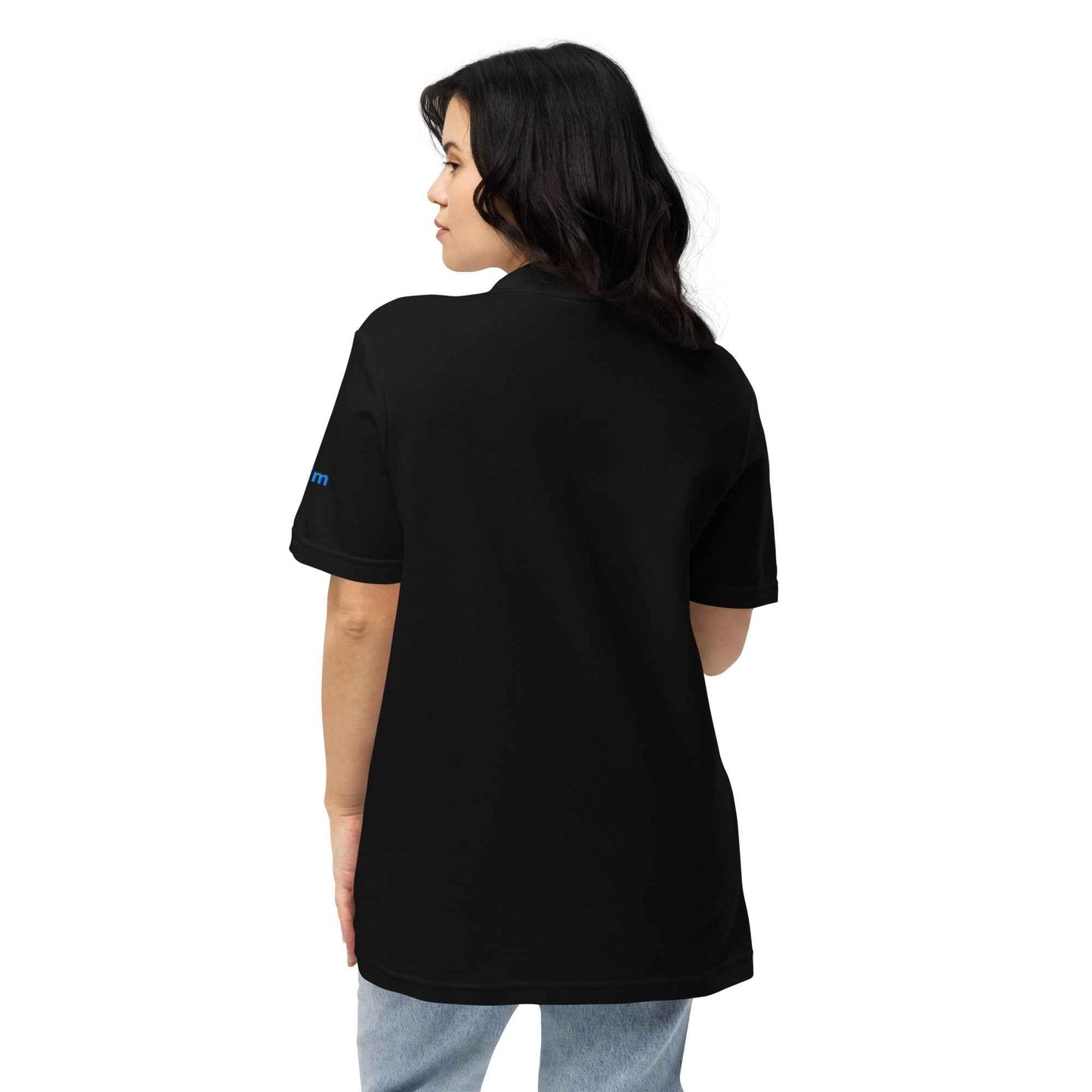 A Grouper Broken Hill Unisex Polo Shirt - Red Dirt Dreaming by Em