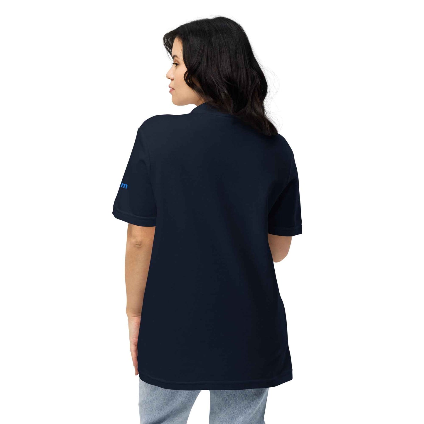 A Grouper Broken Hill Unisex Polo Shirt - Red Dirt Dreaming by Em