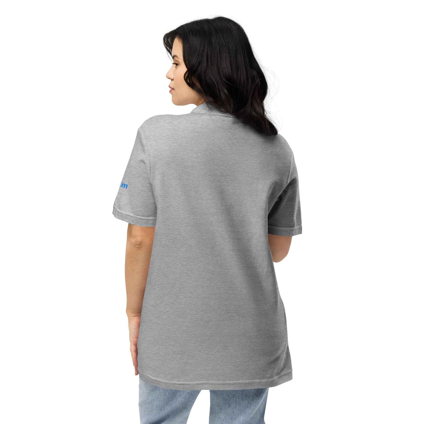 A Grouper Broken Hill Unisex Polo Shirt - Red Dirt Dreaming by Em