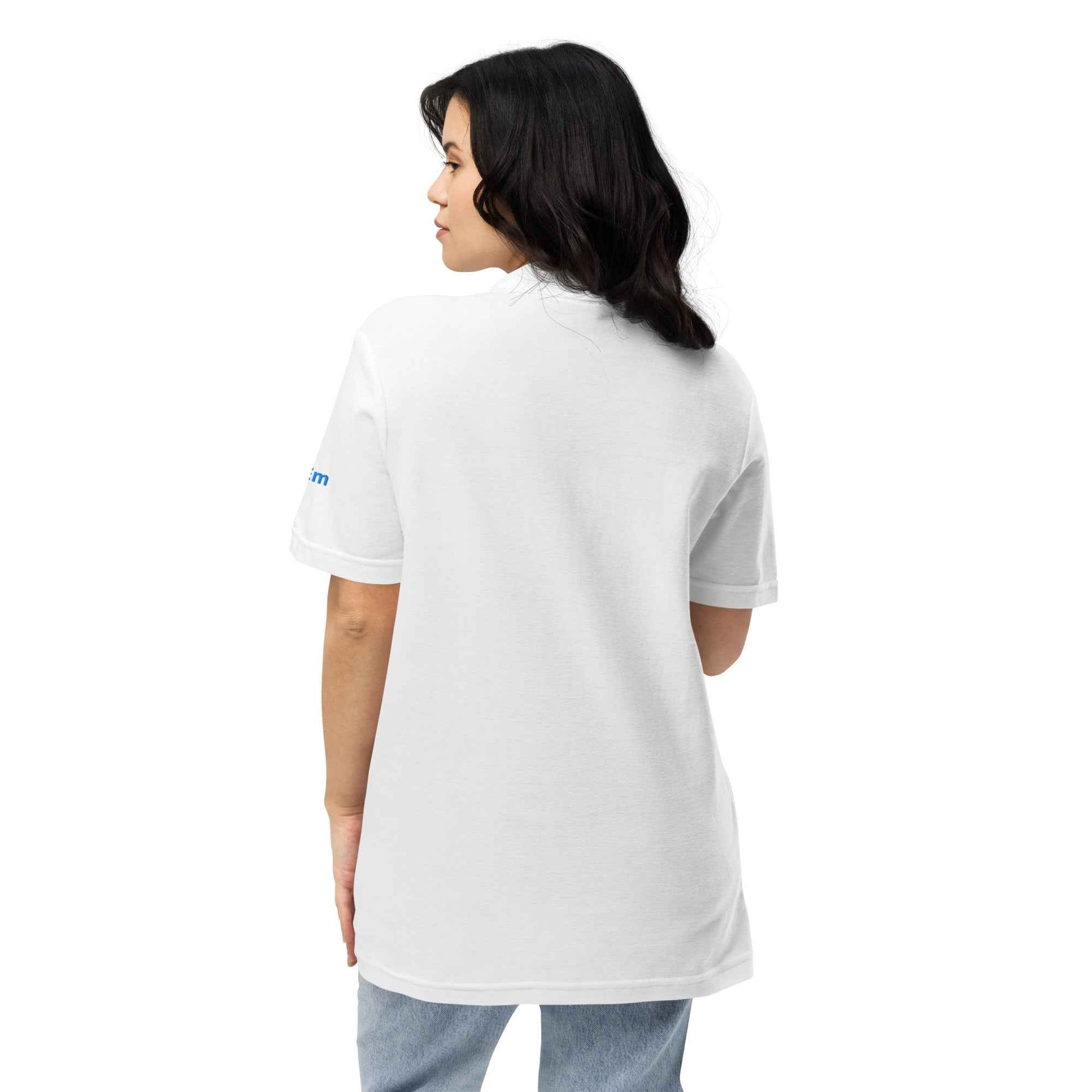 A Grouper Broken Hill Unisex Polo Shirt - Red Dirt Dreaming by Em