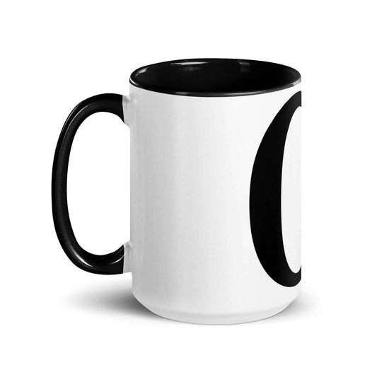 Alpha Mug with Color Inside - Red Dirt Dreaming by Em