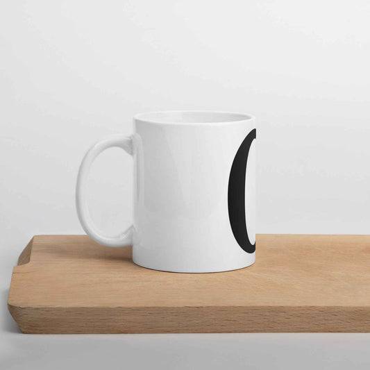 Alpha White Glossy Mug - Red Dirt Dreaming by Em