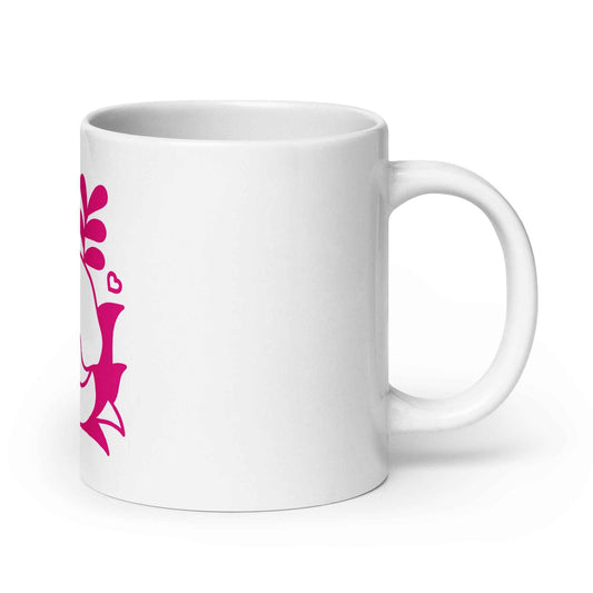 Mother White glossy mug
