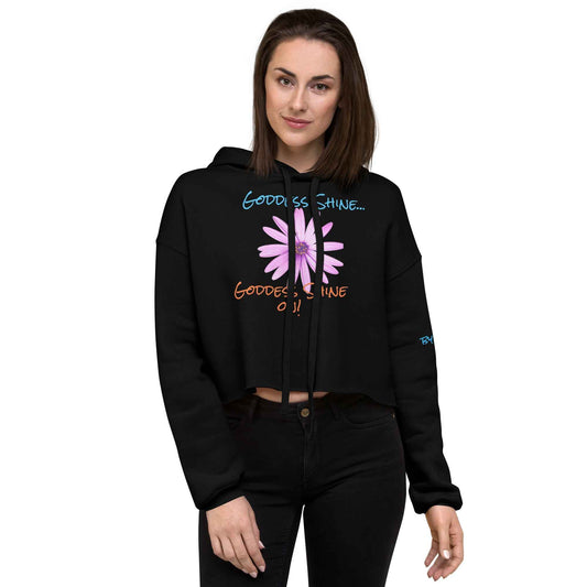 Goddess Shine Crop Hoodie