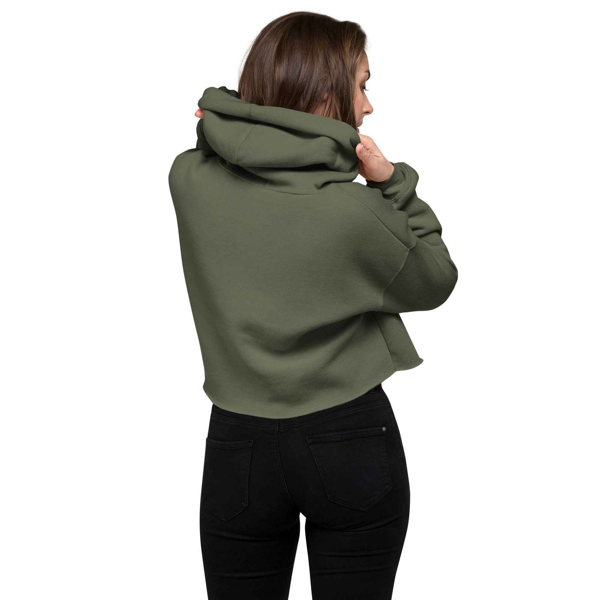 A Coffee is More Satisfying Crop Hoodie